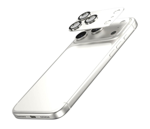 PanzerGlass Fender Camera Protector do iPhone 17 Pro Max Silver - 1603995 - zdjęcie 2